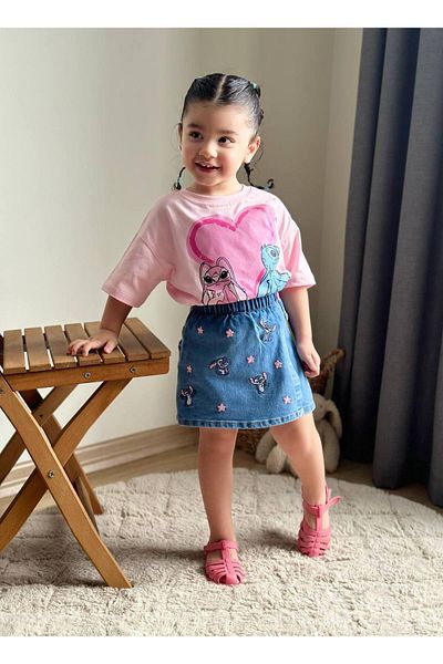 maykids Stitch Shorts Skirt Suit