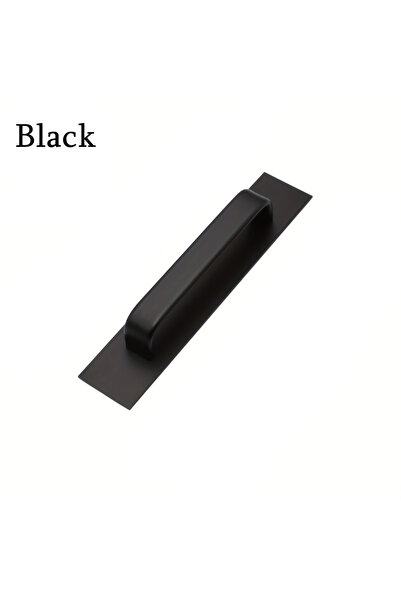 Choice black Self-Stick Adhesive Cabinet Handles Stainless Steel No-Drilling ...