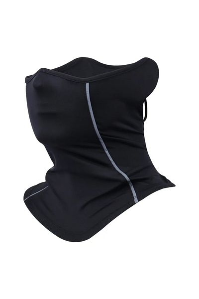 Choice Black Reflective Nigh Riding Half Face Mask Summer Ice Silk Riding Mask Sunscreen Neck Cover Outdoor