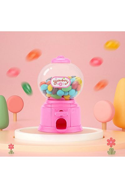 Choice Pink 1pc-Cute Gift Candy Box Mini Twizzle Machine Candy Candy Toy Storage Jar