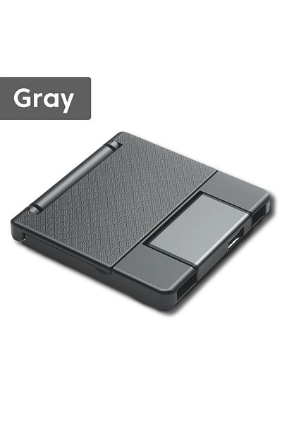 Choice Grey 7-in-1 Multifunctional Card Reader Storage Box SD Card Micro SD Card Case OTG Adapter USB2.0 Ty