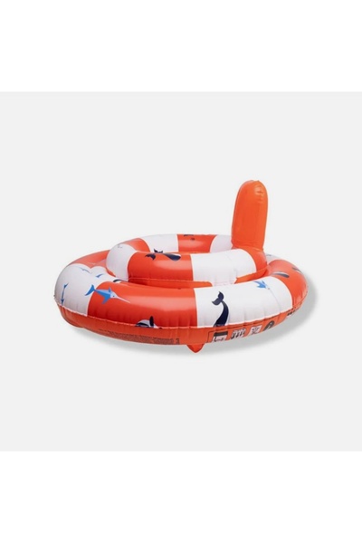 Swim Essentials Red White Whale Baby Back Support Swimming Ring 0-1 Years Old