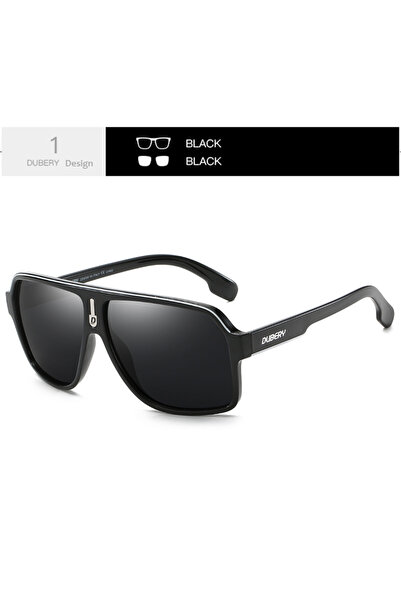 Choice1 Black1 DUBERY Polarized UV400 Protection Sunglasses For Men And Women...