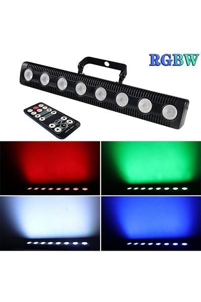 Choice Eu plug RGBW 8 LED RGBW 4IN1 DMX Wall Wash Lamp DJ Disco Party Par Stage Light Effect for Dance Bar