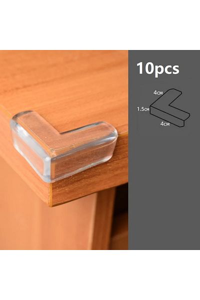 Choice L-10pcs 4pcs/10pcs Children Baby Safety Silicone Protector Table Corner Edge Protection Cover Childr