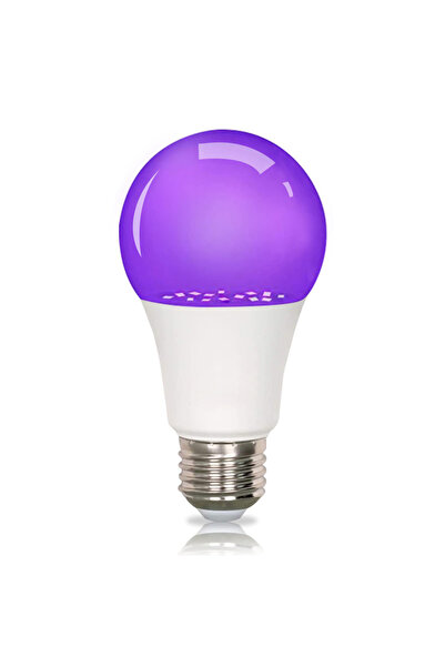 Choice قطعة واحدة من مصابيح ليد E27 9 وات لمبات إضاءة فوق بنفسجية 395 نانومتر، طلاء جسم مصباح فلورسنت