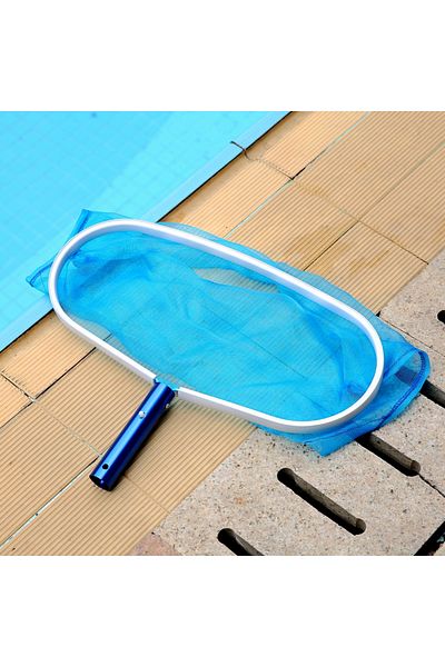 Choice Blue Frame Net Pool Cleaner Tool Pool Swimming Net Rake Leaf Mesh Spa Swimming