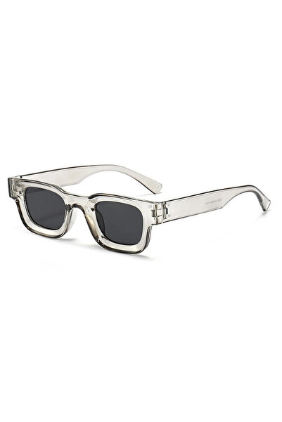 Choice gray Fashion Summer Retro Punk Rectangle Sunglasses UV400 Sun Shades M...
