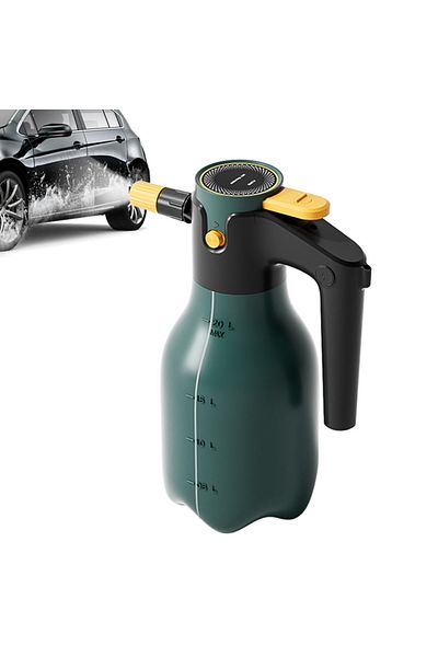 NarzrIe Battery Powered Upgraded 2L Electric Foam Spray Bottle 60° Adjustable High Pressure Car Wash Cannon