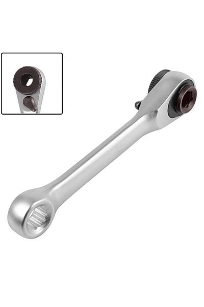 Choice Quick Socket Ratchet Wrench Screwdriver Tool, 14 Inch, Heat Treated Steel, Removes M9 Twelve Angl...