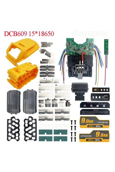 Choice BOXPCB DCB609 Lithium Battery Case BMS PCB Charging Protection Circuit Board Box Housings For DeWalt