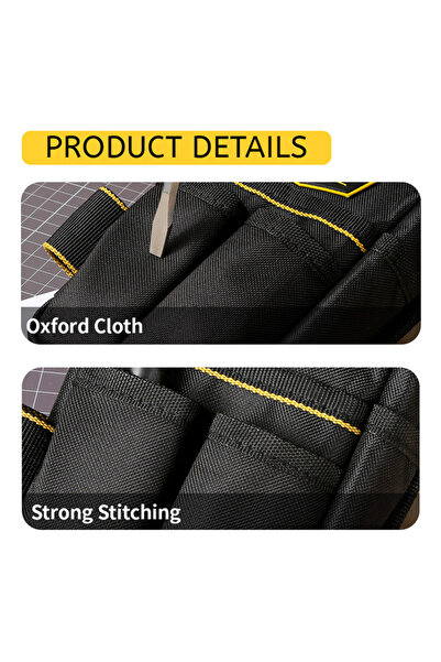 Choice WINHUNT Tool Pouch Tool Belt Pouches with Belt Clip Utility Mini Tool Organizer Pouch for Electri...