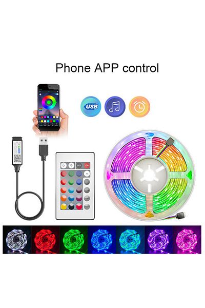FRST 10m Ip 20 Bt 24k Usb Led Strip Light 16led/meter Bluetooth Rgb Lights Flexible Tv Backlight Lamp 505