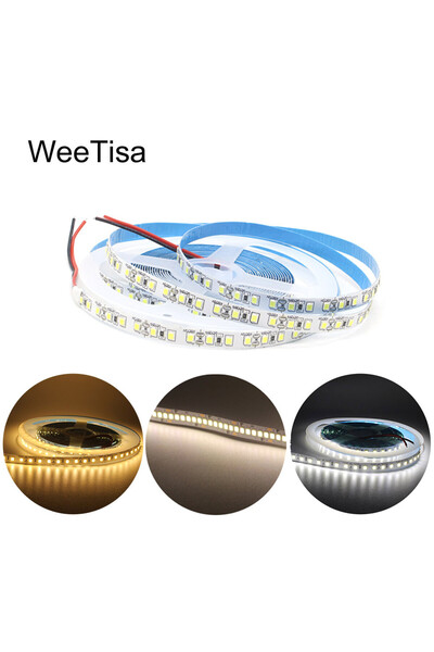 Choice شريط إضاءة LED أبيض طبيعي 12 فولت تيار مستمر 5 أمتار، 120 مصباح LED، 1...