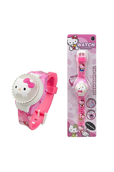 Choice ساعة KT-xzbox الجديدة للأطفال سبايدرمان للأولاد برسومات كرتونية هالو كيتي ستيتش للأطفال مع خاصية الدوران