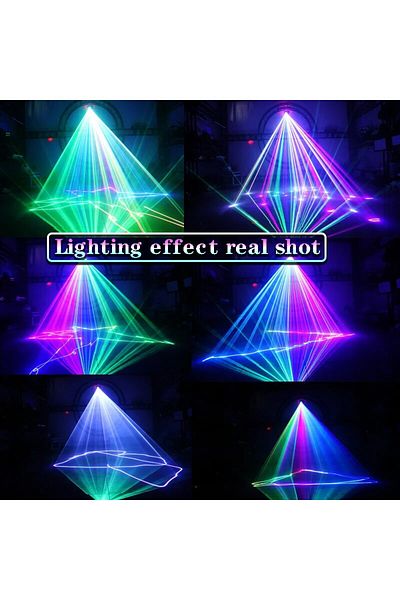 Choice Eu plug RGB Laser 500MW Beam Line Scanner Projector DMX Professional Disco DJ Wedding Party Bar Club