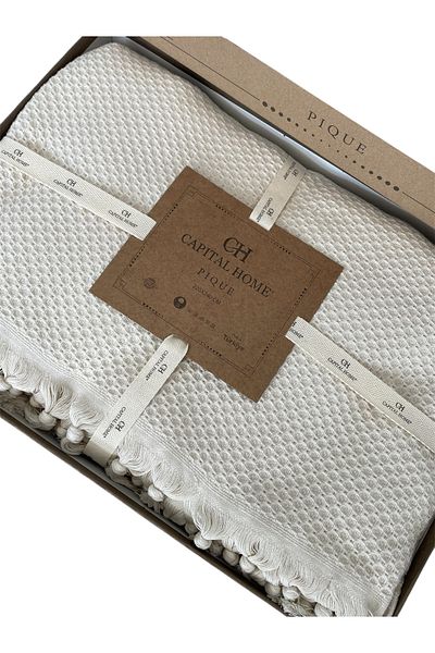 Capital Home Double Pique 100% Cotton