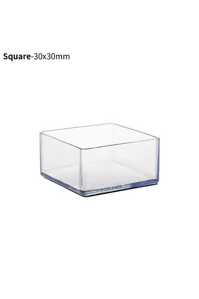 Choice 30x30mm Square 24Pcs Table Chair Leg Protector with Felt Sofa Non-slip Mute Rubber Leg Mat Wood Flo