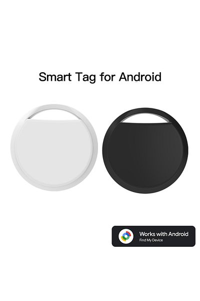 Choice White And Black Bluetooth Gps Tracker For Android Phones Work With Google Find Hub App Key Finder Pe