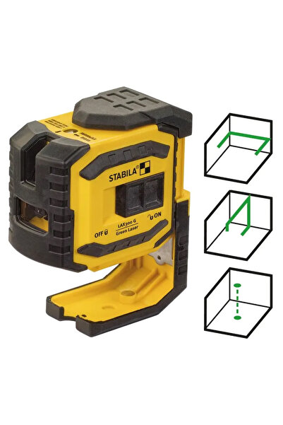 Stabila 19033 Cross Line Self Levelling Laser Spirit Level LAX 300 G, 30 Meters