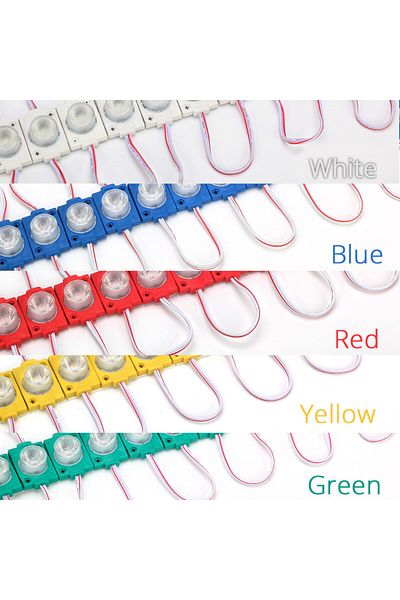 Choice White 10 PCS Led Strip Module 12v COB Light Advertisement Design Sign Backlight Shop Banner Waterpro