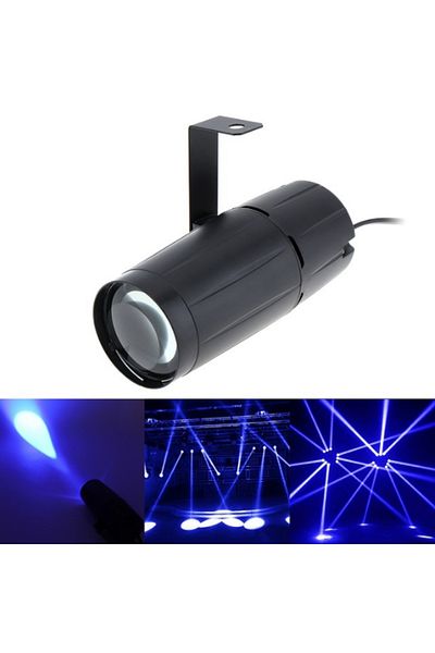 Choice Eu Plug Blue Light Led Light Beam Pinspot Light Spotlight 5w Super Bright Lamp Mirror Balls Dj Disco
