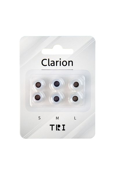 kankeirr Sml Tri Clarion Silicone Earphone Eartips 3 Pairs For S/m/l Size Headphone Accessory Wired Headset E
