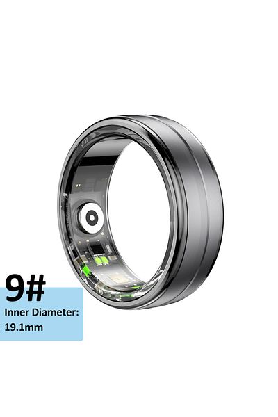 Choice Black 9 AMZMAX Smart Ring Heart Rate Blood Oxygen Sleep Monitoring Pedometer Calorie Multifunctional