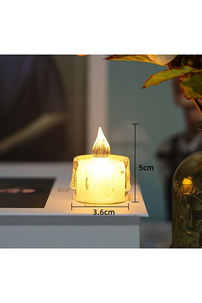 Choice 24pcs A 24 Pcs Led Candles Light Flameless Candle Plastic Pillar Flickering Candle Night Light Home