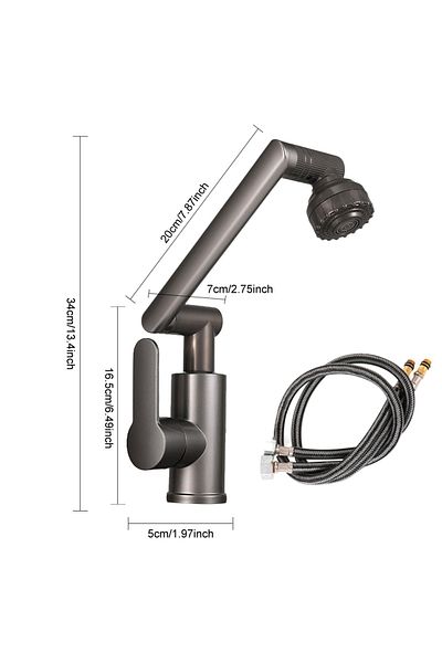 Choice A 1080 Degree Swivel Faucet Robotic Arm Faucet 360 Degree Rotation Mechanical Arm Kitchen Faucet Ba.