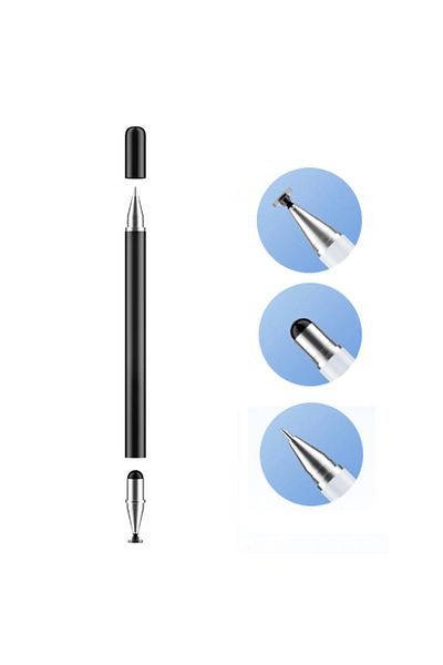 Choice 3 in 1 black 3 in 1 Stylus Pen For iPad Samsung Xiaomi Tablet Smart Phone Apple Pencil For iOS Andro