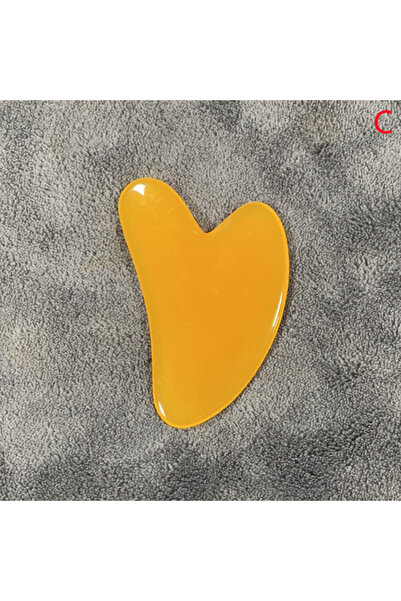 Choice Resin Yellow-C Natural Resin Jade Stone Gua Sha Gouache Scraper Massag...