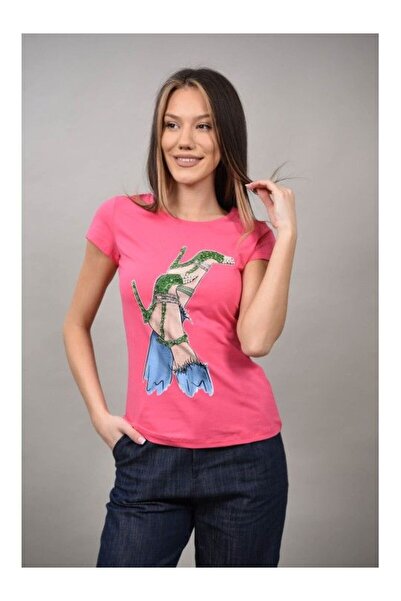 Monte Cervino TRICOU IMPRIMEU PANTOF ARNARA Roz S-M