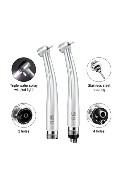 Choice 2 holes M600 Handpiece with LED Light B2 M4 Push Button High Speed Han...