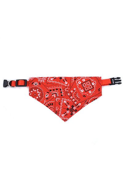 Choice Red G830B Pet Bibs Adjustable Pet Saliva Towel Dog Puppy Cat Neck Scarf Bandana Collar Triangle Bib
