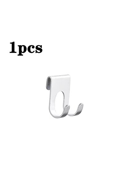 Choice 5.5X4cm 1pcs-silver Hooks Bathroom Hook Space Aluminum Shower Hooks Ov...
