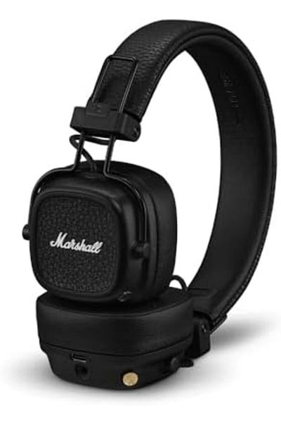 Marshall سماعات بلوتوث Major V - سماعات بلوتوث لاسلكية قابلة للطي مع أكثر من 100 ساعة