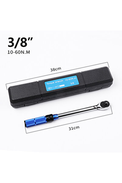 Realmote مفتاح عزم الدوران فضي 3-8 1/2 3/8 1/4 محرك مربع قابل للتعديل مفتاح ر...