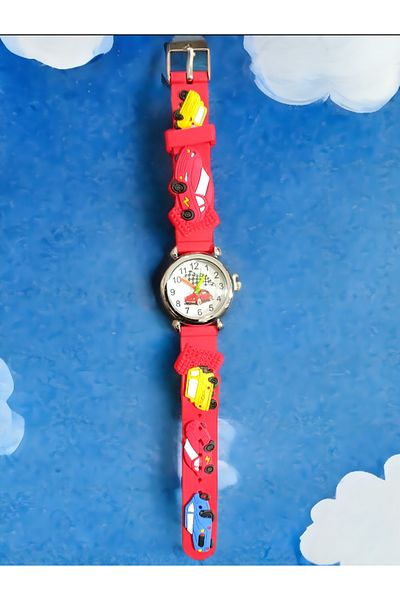 efmues Child Watch Red Color Car Wrist Watch Battery Wrist Watch