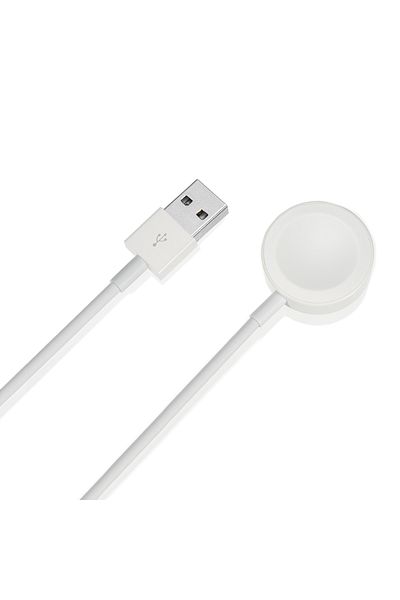 Choice White USB A Portable Watch Wireless Charger USB Type C for Apple Watch iWatch Series S10/S9/9/8/7/6