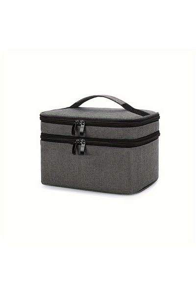 Choice Gray Medicine Organizer Storage Bag Family First Aid Box Pill Bottle Organizer Bag For Emergency Med