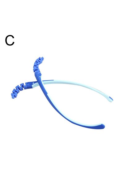 Choice أرجل نظارات سيليكون مضادة للانزلاق للأطفال، ذراع نظارات بديلة قابلة للتركيب، ملحقات ثنائية اللون