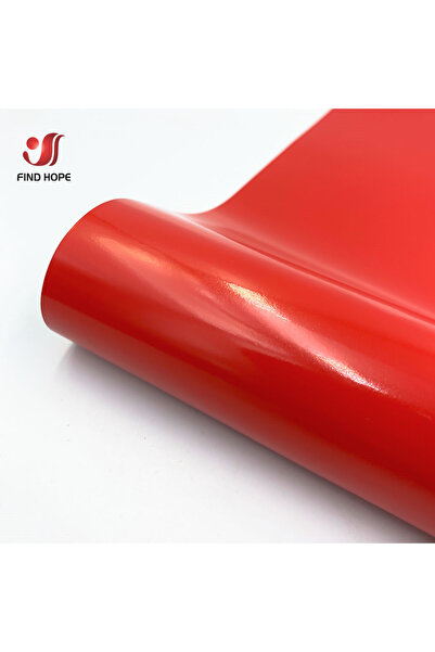 Choice 12 بوصة × 39 بوصة (30 × 100 سم) فيلم فينيل أحمر لامع عالي الجودة مقطوع...