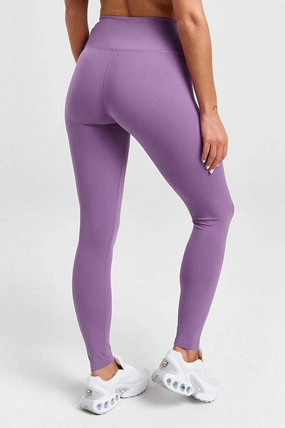 Nike One Leggings de antrenament pentru femei, cu talie înaltă, lungime întreagă, strânși, cu buzunare reflectorizante, mov