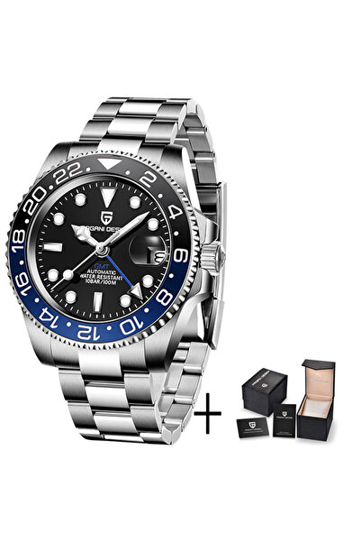 Choice3 Black Blue PAGANI DESIGN Top Brand Men Mechanical Wristwatches Luxurys Ceramic Bezel GMT Watches Aut