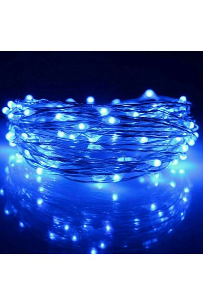 Choice 5M50LED Blue 1Pack Fairy Light String Led Copper Wire String Light 1/2/3/5/10M Battery Powered For B