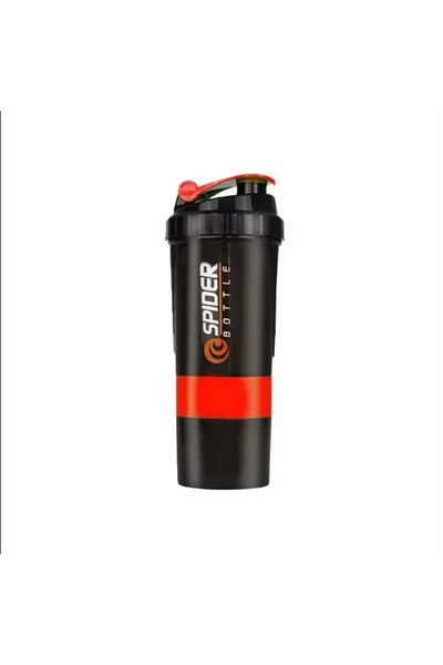 Choice 501-600ml Light Grey 3 Layers Shaker Protein Bottle Powder Shake Cup Water Bottle Plastic Mixing Cup
