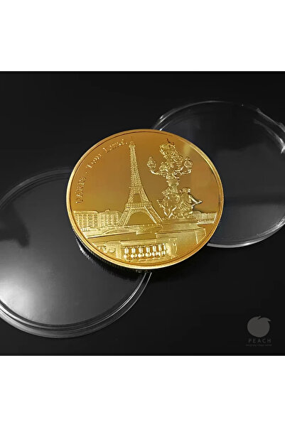 Choice مجموعة عملات ذهبية من برج إيفل في باريس، مجموعة سفر، عملات تذكارية، عم...