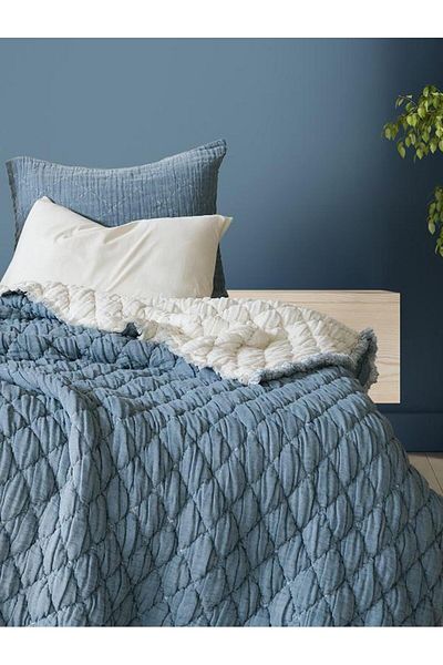 Osmanlı Home Concept Good Night Istanbul Atlas Double Bed Cover & Quilt Set
