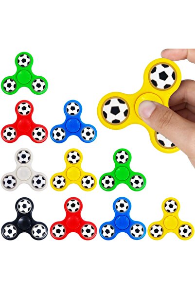 Choice ١٢ قطعة من ١٢ قطعة من لعبة فيدجيت سبينر بتصميم كرة قدم بثلاث أوراق، من...